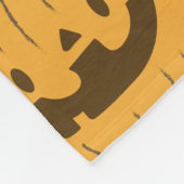 Stacked pumpkin pattern フリースブランケット (角)