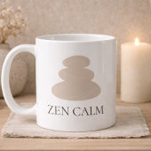 Stacked Stone Calm Classic Mug, 11 oz コーヒーマグカップ