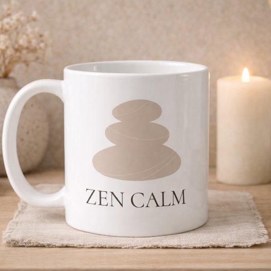 Stacked Stone Calm Classic Mug, 11 oz コーヒーマグカップ