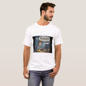 StackOverflowからコピペ - 楽しい午前3時のプログラミング Tシャツ (正面フル)
