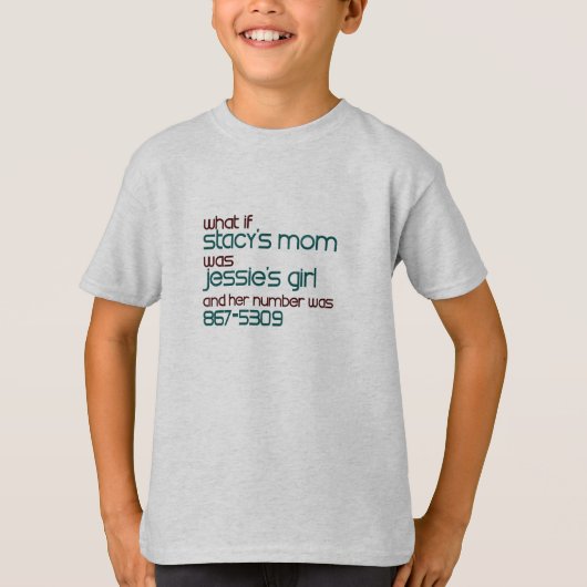 Stacyならお母さん…何 Tシャツ (正面)