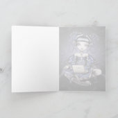 Stacyの青いラップの上の妖精カード カード (内部)