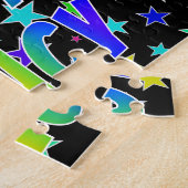 "STACY"名、おもしろい"ハッピーバースデー" ジグソーパズル (側面)