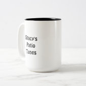 Stacy's Patio Tunes コーヒーマグ ツートーンマグカップ (正面左)