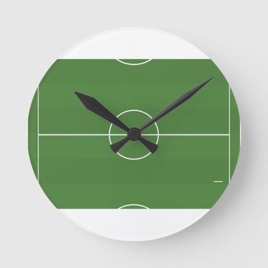 stade foot Wall Clock ラウンド壁時計 (正面)