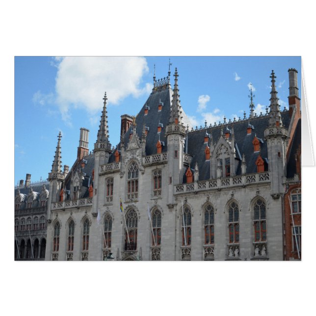 Stadhuis Bruges Belgium Fairytale写真 (正面横)