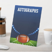 Stadium Lights Football Autographs 台座サイン (インサイチュ)