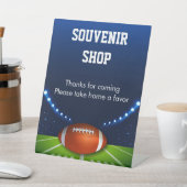 Stadium Lights Football Souvenir Shop 台座サイン (インサイチュ)