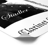 Stadler and Mozart Clarinet Poster ポスター (角)