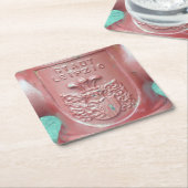 Stadt Leipzig，ドイツ – 消火栓コースター スクエアペーパーコースター (アングル)