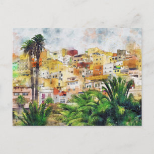 Stadtansicht von Las Palmas de Gran Canaria. ポストカード