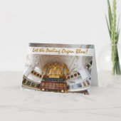 StadtkircheのCelleのクリスマスカードの管器官 シーズンカード (正面)