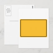 Stadtschild für eigenen Text ポストカード (正面/裏面)