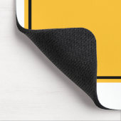 Stadtschild für eigenen Text マウスパッド (コーナー)