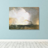 Stafa, Fingal's Cave, 1832 (キャンバス上の油) キャンバスプリント (インサイチュ (ウッドフロア))