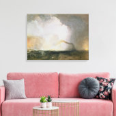 Stafa, Fingal's Cave, 1832 (キャンバス上の油) キャンバスプリント (インサイチュ (リビング))