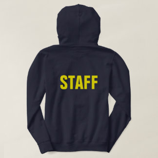 STAFFメンバフード付(乗務員、チームまたは従業員) パーカ
