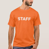 STAFF ユニセックス Tシャツ (正面)