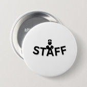 STAFF Button Badge 缶バッジ (正面&裏面)