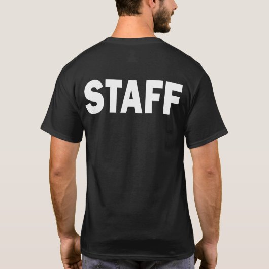 STAFF Tシャツ (裏面)