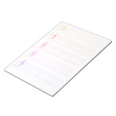 Staff & Ukulele Tab Paper – Printable Template ノートパッド (アングル)