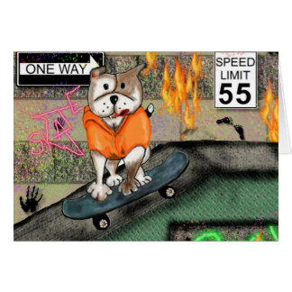 Staffieのスマイル-スケート選手の男の子