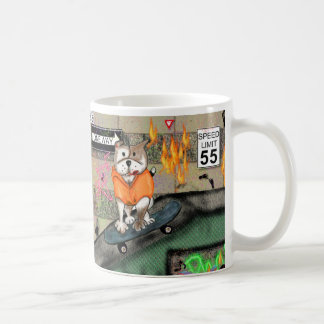 STAFFIEのスマイル-スケート選手の男の子 コーヒーマグカップ