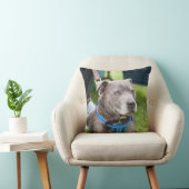 Staffieの投球のクッション クッション (椅子)