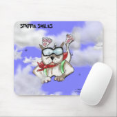 STAFFIEはマット-空のダイバー-マウスの微笑します マウスパッド (マウス)
