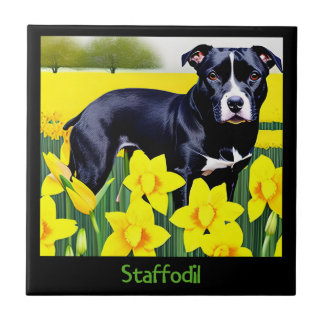 Staffodil - Staffy in the Daffodils タイル