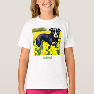 Staffodil - Staffy in the Daffodils Tシャツ