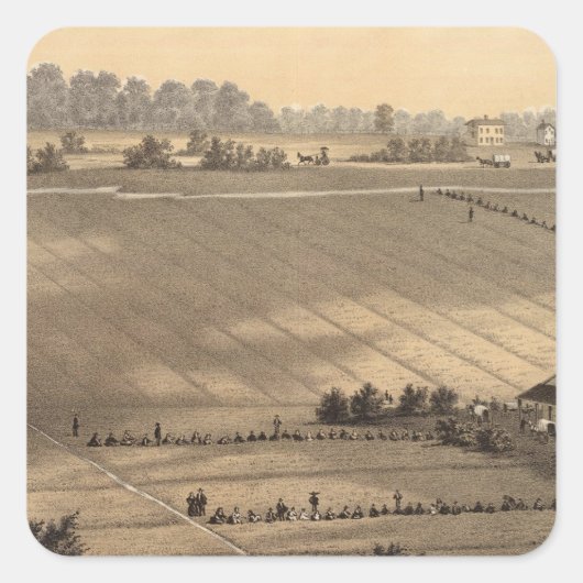 Staffordの炉のクランベリーのプランテーション、West Creek スクエアシール (正面)