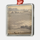 Staffordの炉のクランベリーのプランテーション、West Creek メタルオーナメント (左)