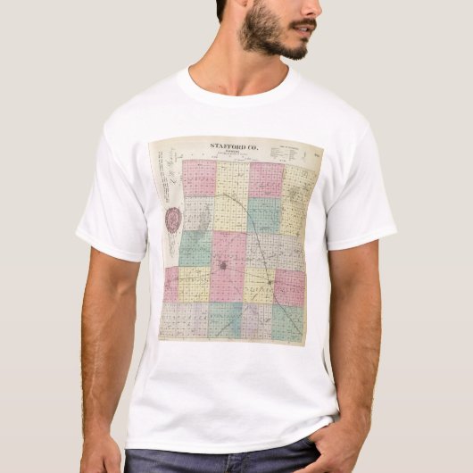 Stafford郡、カンザス Tシャツ (正面)