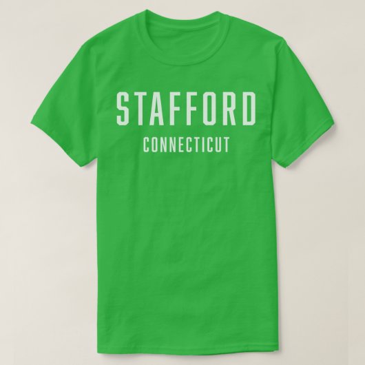 Stafford Connecticut Tシャツ (デザイン正面)