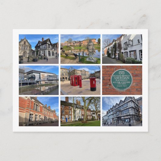 Stafford Holiday Postcard シーズンポストカード (正面)