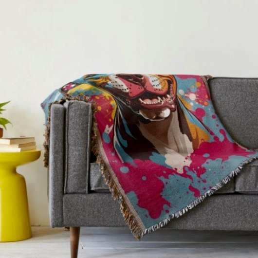 Staffordshire Birthday Fun スローブランケット