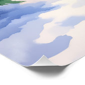 Staffordshire Bull Terrier at Christmas Tree Farm  ポスター (コーナー)