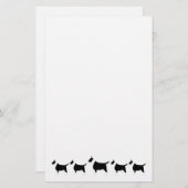 Staffordshire Bull Terrier Dog Design 便箋 (正面/裏面)