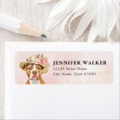 Staffordshire Bull Terrier Return Address Labels ラベル (インサイチュ)