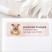 Staffordshire Bull Terrier Return Address Labels ラベル (インサイチュ)
