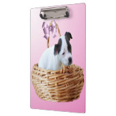 Staffordshire Puppy In A Basket,   クリップボード (左)