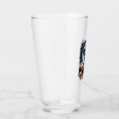 Staffy Dog Halloween Square タンブラーグラス (右)