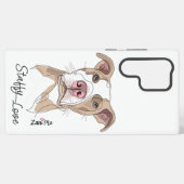 Staffy Love - Zani Mo Protection Samsung Galaxyケース (裏面横)