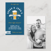 StagとDoeチケット- Beer Stein 名刺 (正面/裏面)