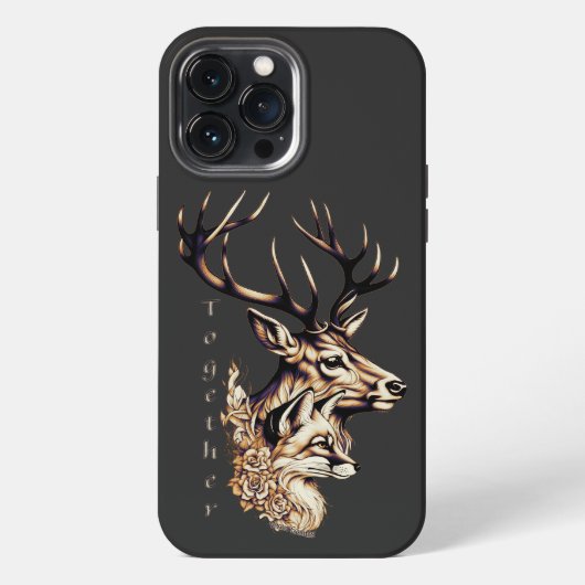 StagとVixen iPhoneケース (裏面)