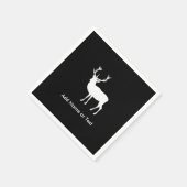 Stagパーティーエレガント – スタッグのスケッチ スタンダードカクテルナプキン (角)