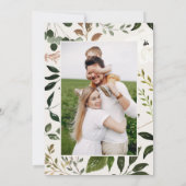 stag素朴葉の休日の写真christsmas セーブザデート (裏面)