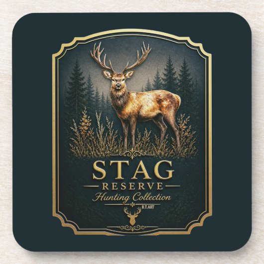 STAG – ハンティング コレクション  コースター (正面)