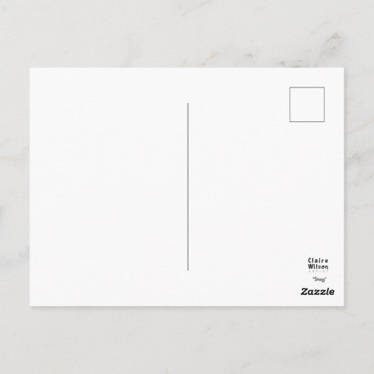 Stag ポストカード (裏面)